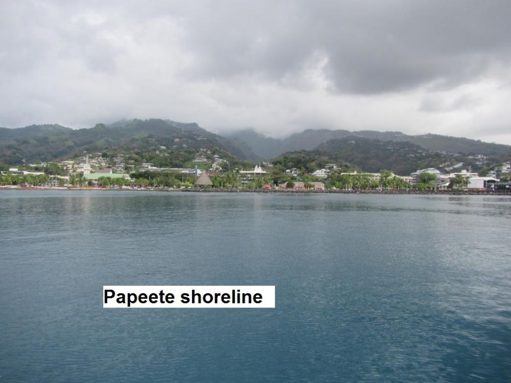 Approaching Papeete